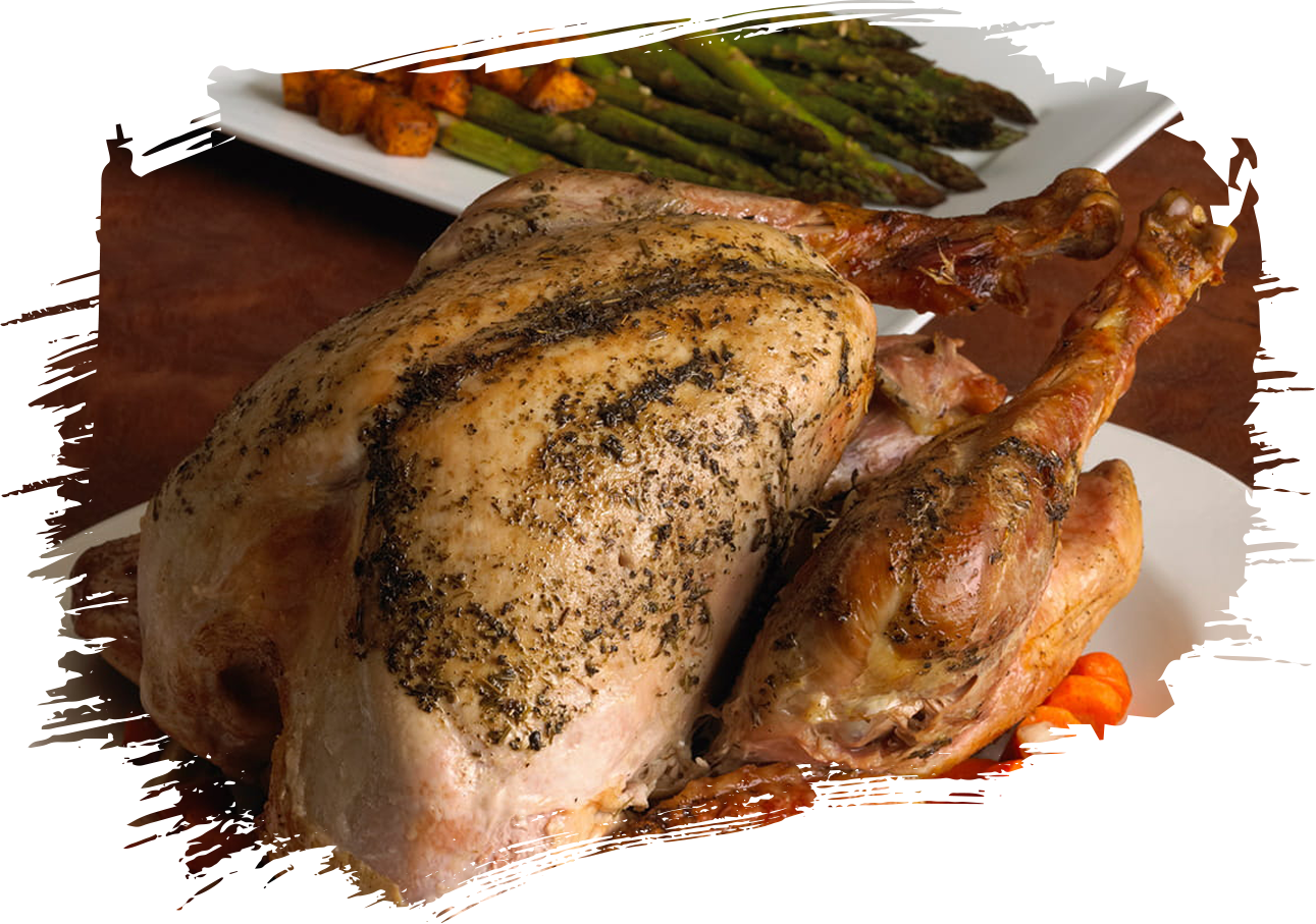 mpc roast turkey and aspargus