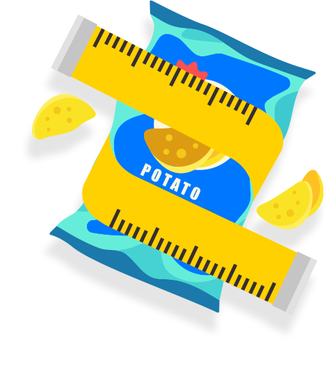 measure your snack intake